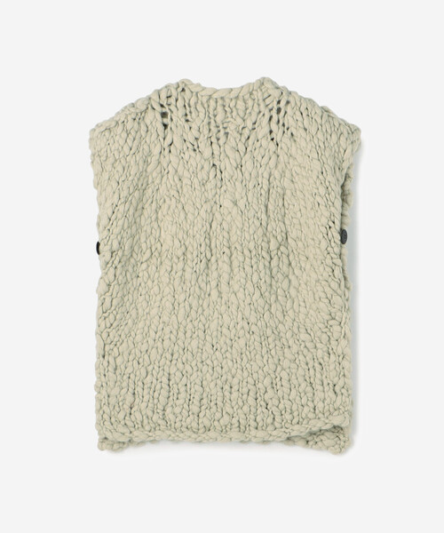 hakuji ハンドニットベスト