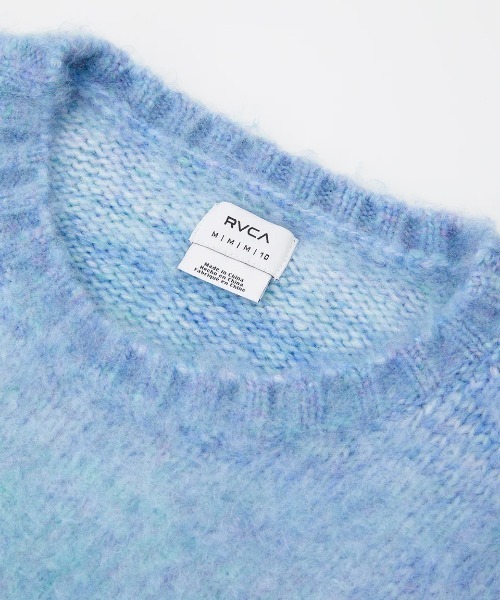 RVCA ニット セーター レディース BIG KNIT セーター/ルーカロゴ