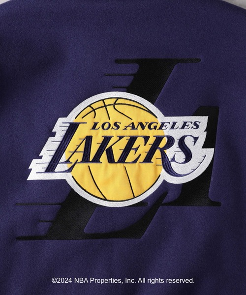 NBA スタジャン 「NBA」別注 チームロゴスタジャン メンズ