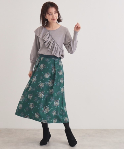 setuna様 SunaUna ニット セーター 「6色展開／大人フェミニン」アシメ