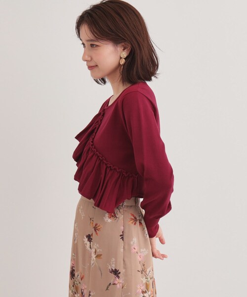 SunaUna ニット セーター 「6色展開／大人フェミニン」アシメ
