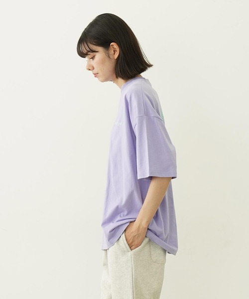 MILKFED. tシャツ ICING LOGO EMBROIDERY WIDE S/S TEE