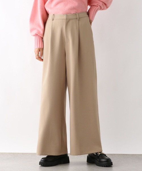 LEPSIM（レプシィム） パンツ ワンタックワイドパンツ 156557