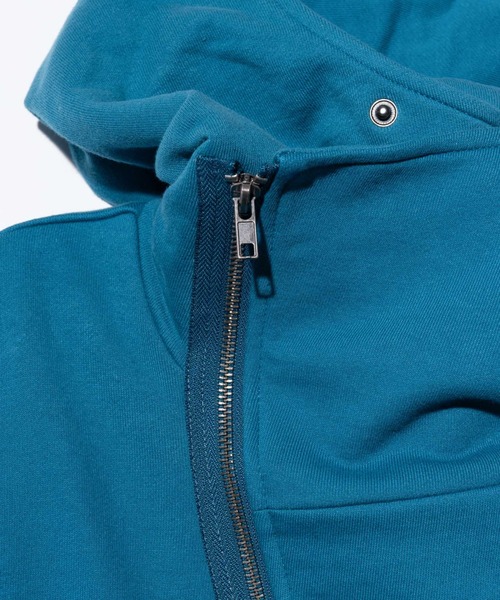 glamb（グラム） パーカー Asymmetry Layered Hoodie / アシンメトリー