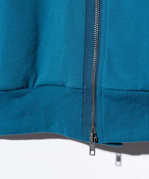 glamb（グラム） パーカー Asymmetry Layered Hoodie / アシンメトリー