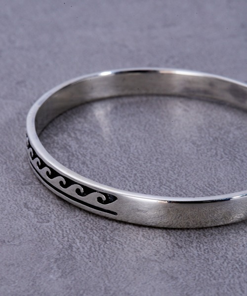 accessories_mau バングル composite｜MESH BANGLE WD メッシュバングル(太)シルバー925