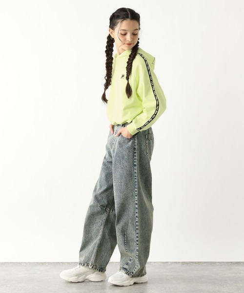 GLOBAL WORK（グローバルワーク） パーカー FILA/コラボショート