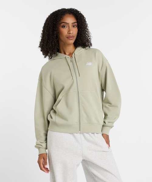 パーカー Sport Essentials フレンチテリーフルジップ レディース