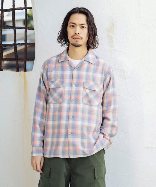 PENDLETON シャツ 「別注」PENDLETON / チェック オープンカラー