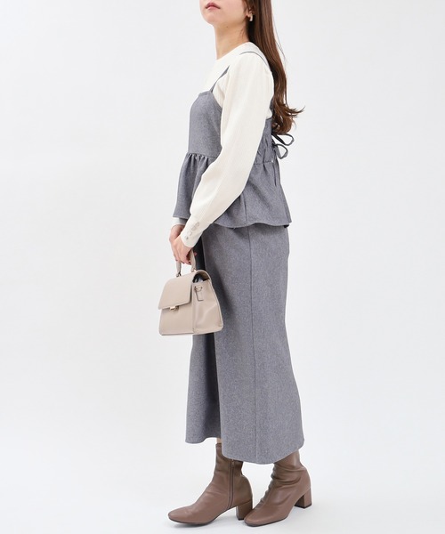 ASTORIA ODIER ワンピース ビスチェ風キャミワンピース