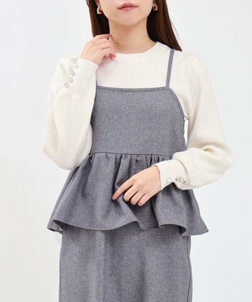 ASTORIA ODIER ワンピース ビスチェ風キャミワンピース