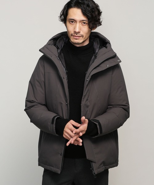 NANO universe（ナノ・ユニバース） ダウンジャケット M ブラック