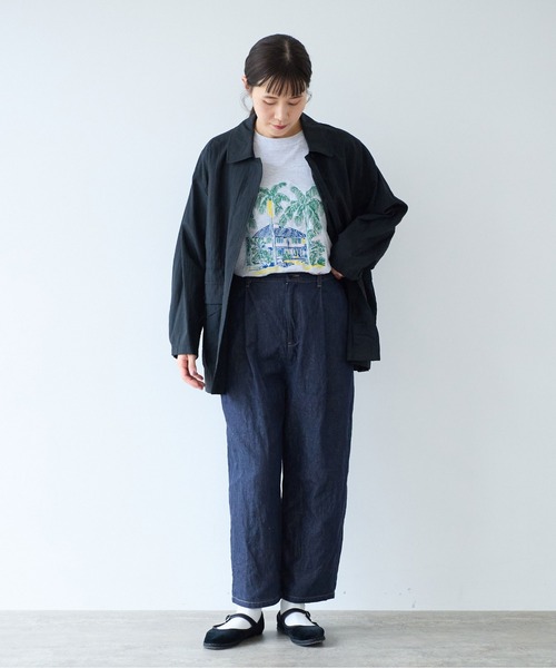 yuni コート アウター ○ナイロン ライト ステンカラー