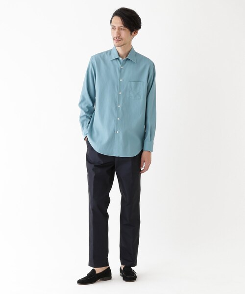 TAKEO KIKUCHI（タケオキクチ） スラックス 「THE FLAGSHIP」先染め