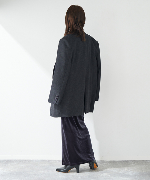 plage（プラージュ） テーラードジャケット 38 チャコールグレー