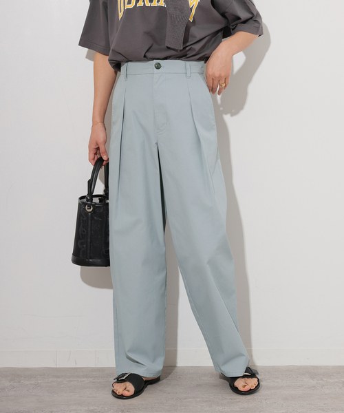 JOURNAL STANDARD relume チノパン コットンチノタックカーブ