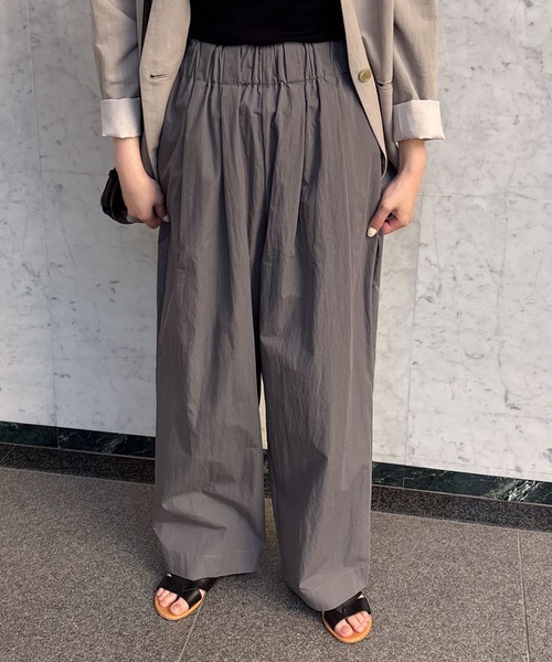 Audrey and John Wad パンツ 2タックイージーワイドパンツ
