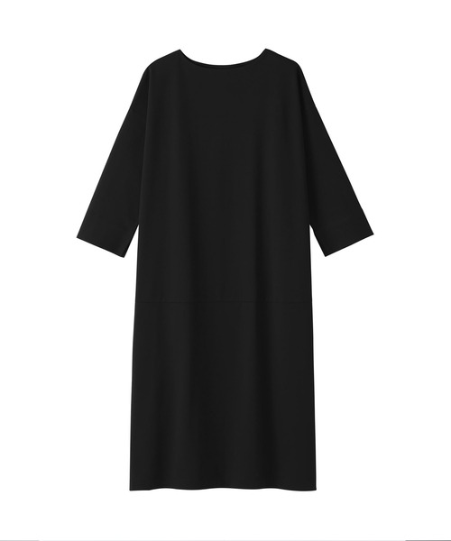 無印良品（MUJI） ワンピース 婦人 二重編み七分袖ワンピース