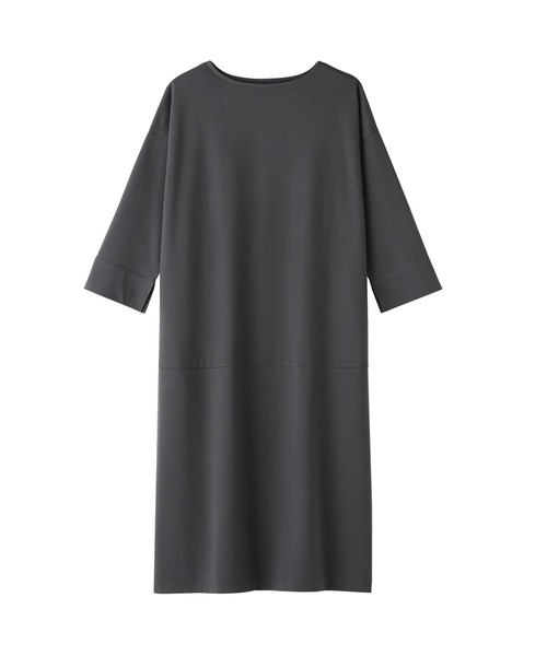 無印良品（MUJI） ワンピース 婦人 二重編み七分袖ワンピース