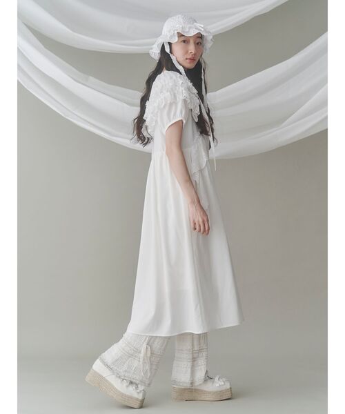 merry jenny つけ襟 付け襟 flower frill 2wayつけ襟 : ZOZOTOWN