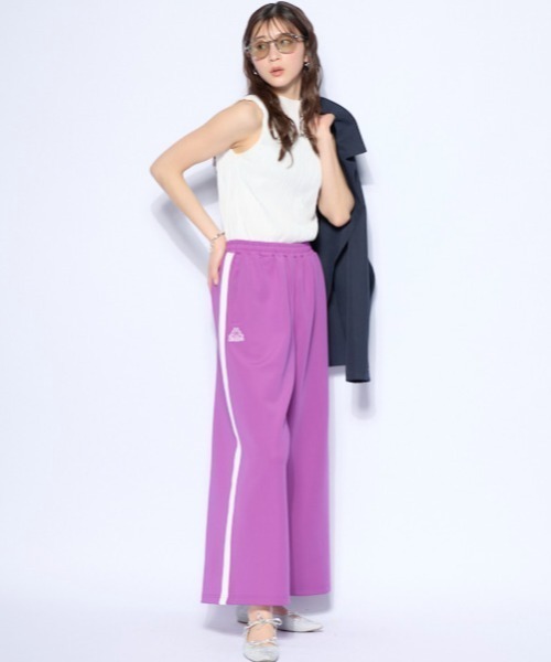 Kappa（カッパ） パンツ ジャージ トラックワイドパンツ レディース