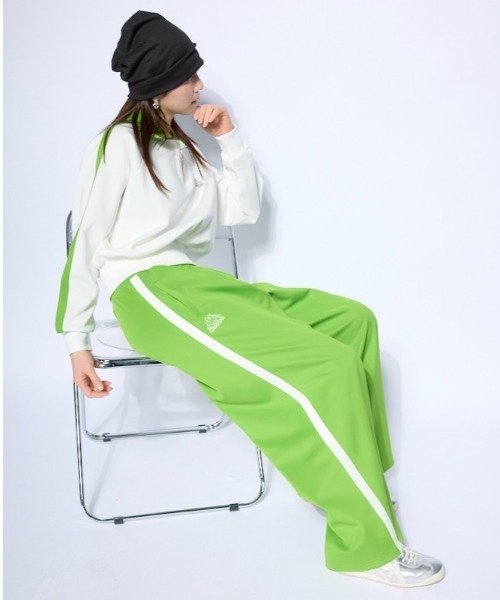 Kappa（カッパ） パンツ ジャージ トラックワイドパンツ レディース