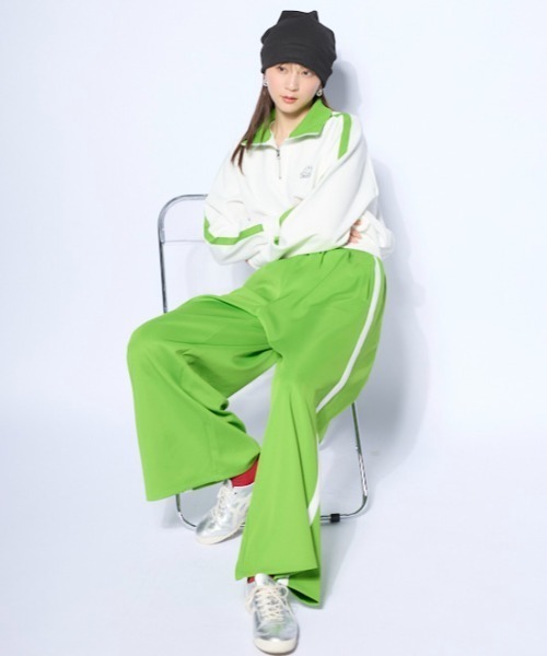 Kappa（カッパ） パンツ ジャージ トラックワイドパンツ レディース