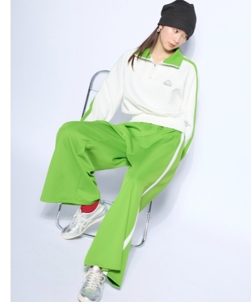 Kappa（カッパ） パンツ ジャージ トラックワイドパンツ レディース