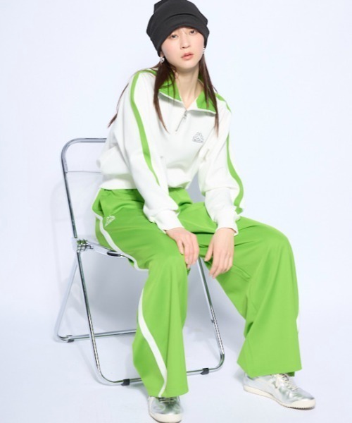 Kappa（カッパ） パンツ ジャージ トラックワイドパンツ レディース