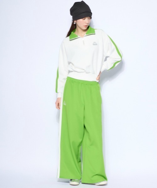 Kappa（カッパ） パンツ ジャージ トラックワイドパンツ レディース
