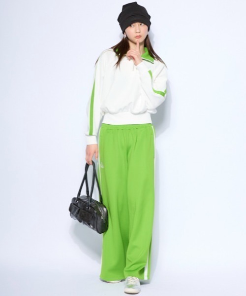 Kappa（カッパ） パンツ ジャージ トラックワイドパンツ レディース