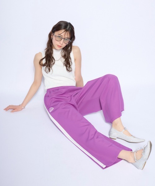 Kappa（カッパ） パンツ ジャージ トラックワイドパンツ レディース