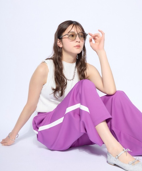 Kappa（カッパ） パンツ ジャージ トラックワイドパンツ レディース