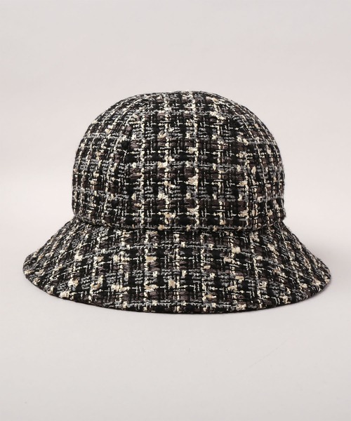 「CA4LA」 ハット ONESIZE ブラック レディース_画像4