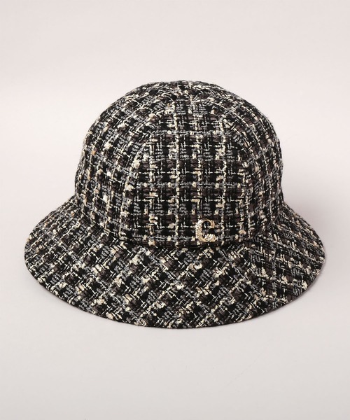 「CA4LA」 ハット ONESIZE ブラック レディース_画像6