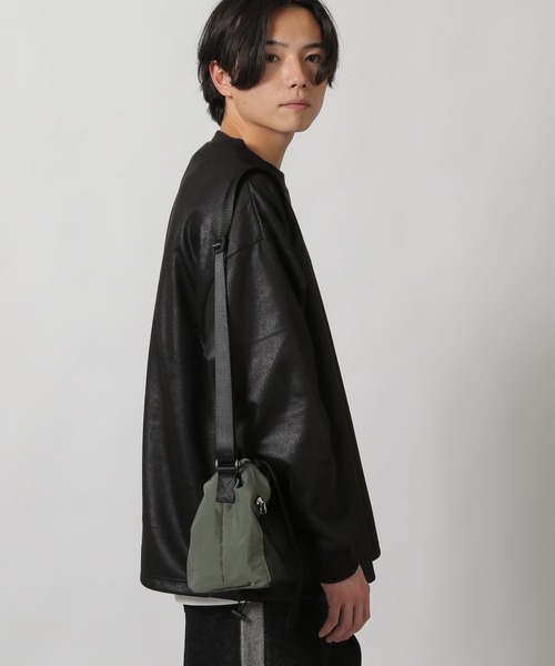 LAKOLE（ラコレ） ショルダーバッグ メッシュコンビ巾着ショルダー