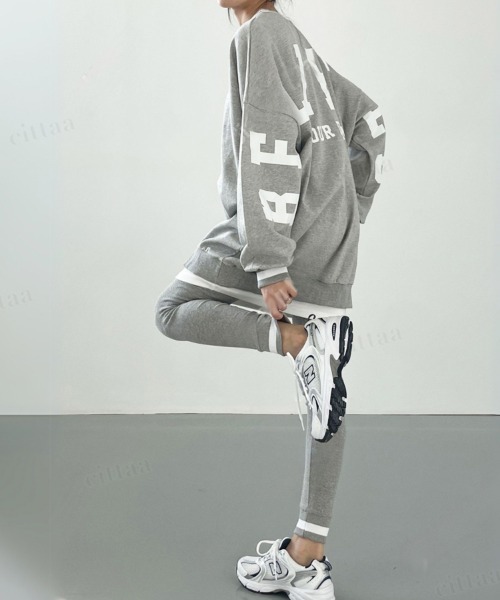 Dalfwin（ダールフィン） セットアップ 「上下2点セット」BELIEVEDロゴ