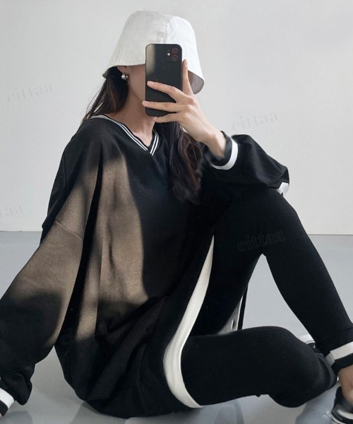 Dalfwin（ダールフィン） セットアップ 「上下2点セット」BELIEVEDロゴ