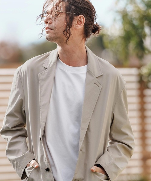 【DoBe】テーラージャケット NISHIKAWA KEORI Wool Mix Gabardine Wool Mix Prime-Over Double Tailored