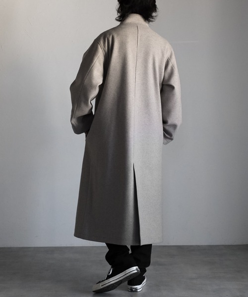 「CREARE -LINO-」 チェスターコート M ブラック メンズ_画像7