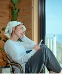 タオル Mofuwa ヘアドライタオル 2枚セ...の詳細画像5