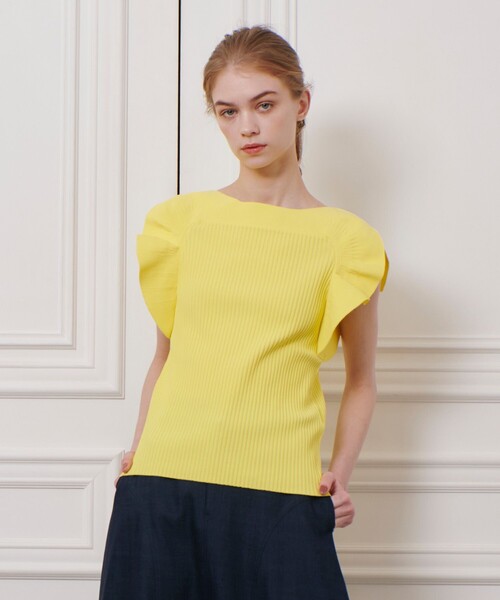 ニット セーター 「LOULOU WILLOUGHBY」カシミヤブレンドファー加工プルオーバー レディース ニット|トップス|LOULOU WILLOUGHBY|商品一覧｜allureville
