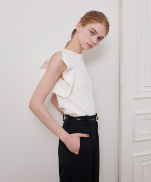 ニット セーター 「LOULOU WILLOUGHBY」スカラッププルオーバー レディース LOULOU WILLOUGHBY ニット セーター 「LOULOU WILLOUGHBY