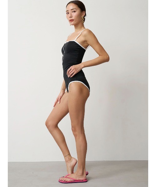 mikomori（ミコモリ） 水着 「SWIM WEAR」FRONT ZIP OP(S0120