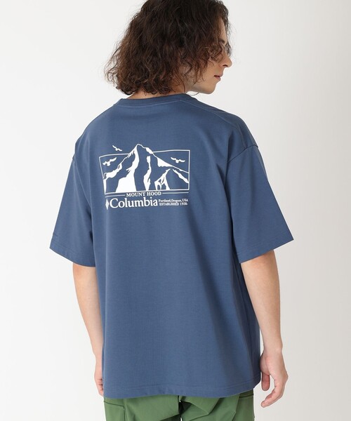 tシャツ Columbia／ロマビスタグラフィック ショートスリーブ Tシャツ／コロンビア／気温30℃超え／吸湿・速乾／UVカット／半袖Tシャツ レデ Columbia tシャツ Columbia／ロマビスタグラフィック ショート