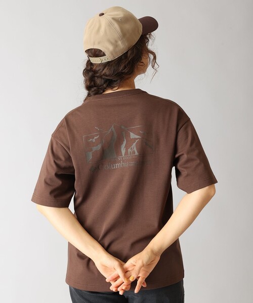 tシャツ UVカット 速乾 Columbia／ロマビスタ グラフィック ショートスリーブTシャツ／コロンビア レディース メンズの画像