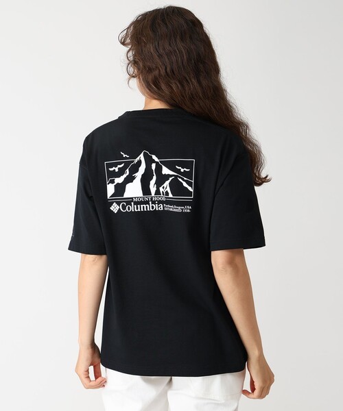 tシャツ Columbia／ロマビスタグラフィック ショートスリーブ Tシャツ／コロンビア／気温30℃超え／吸湿・速乾／UVカット／半袖Tシャツ レデ