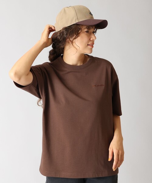 tシャツ UVカット 速乾 Columbia／ロマビスタ グラフィック ショートスリーブTシャツ／コロンビア レディース メンズの画像
