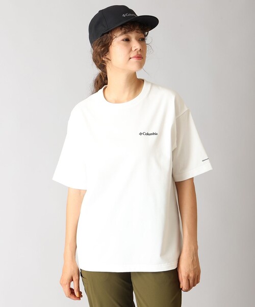 tシャツ UVカット 速乾 Columbia／ロマビスタ グラフィック ショートスリーブTシャツ／コロンビア レディース メンズの画像