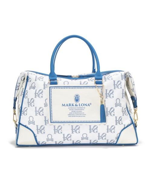 MARK&LONA ボストンバッグ Ever Monogram Mesh Boston Bag メンズ 